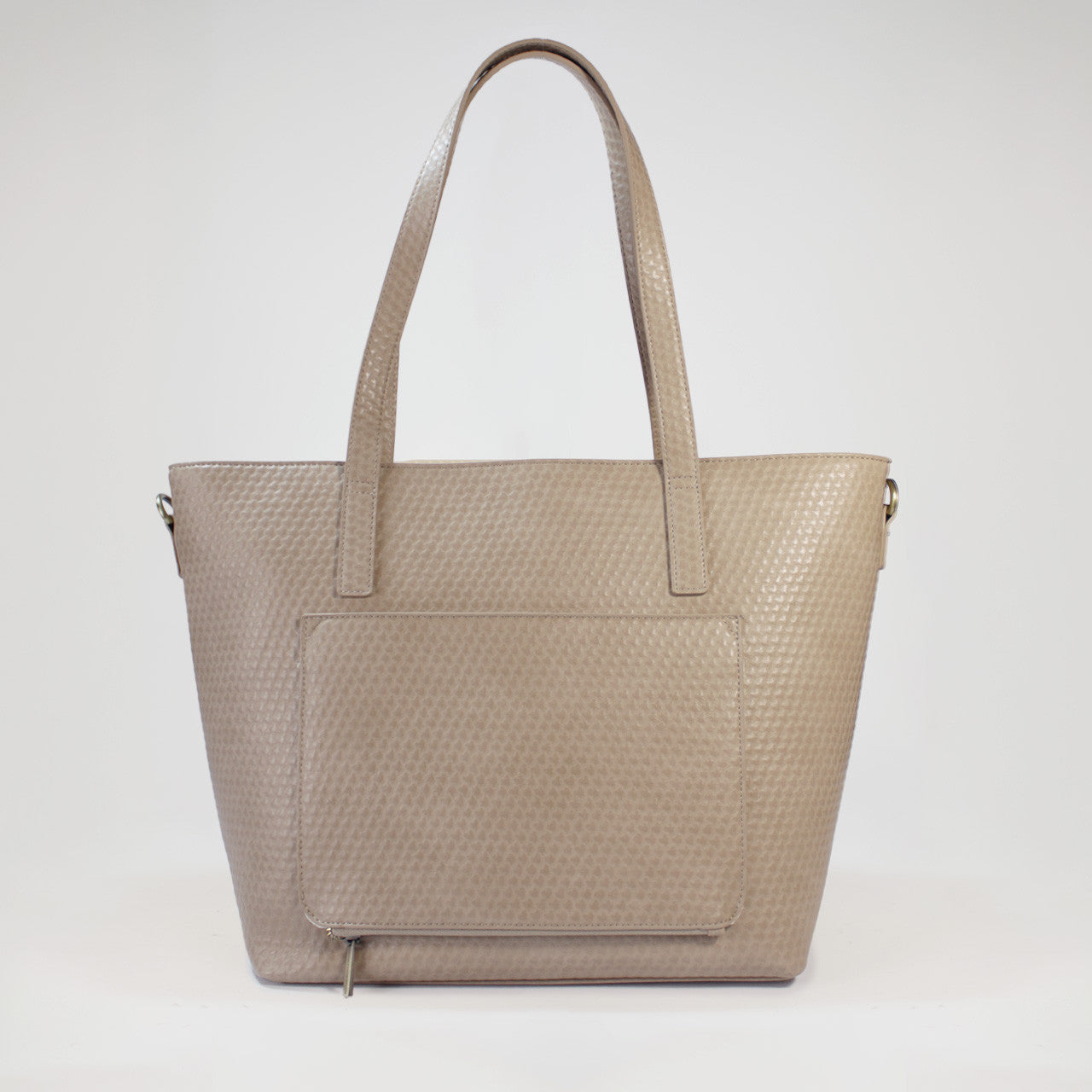 Structured Work Tote Bag With Laptop Compartment & Travel Trolley Sleeve