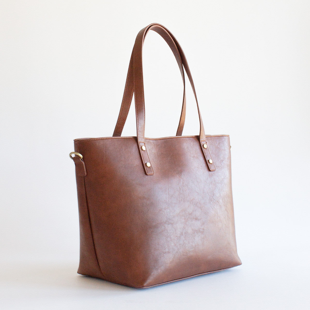 Structured Travel Tote Bag With Detachable Laptop Compartment & Luggage Sleeve