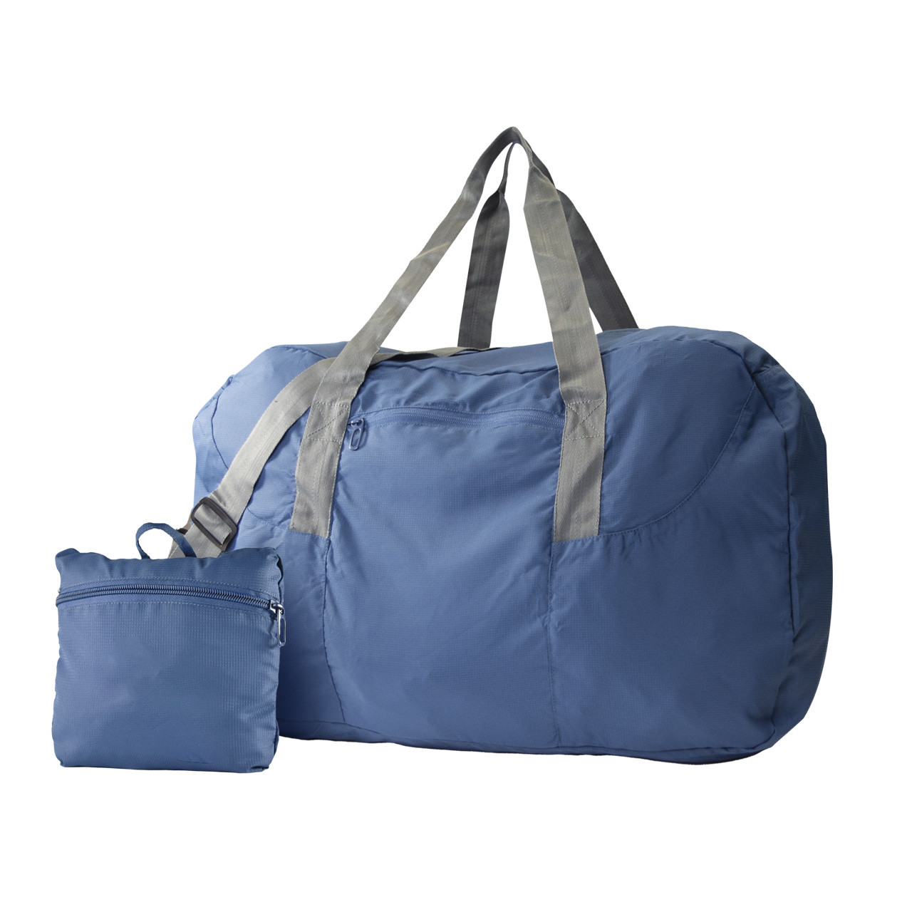 Packable Expandable Duffel Travel Bag With Convertible Storage Pouch