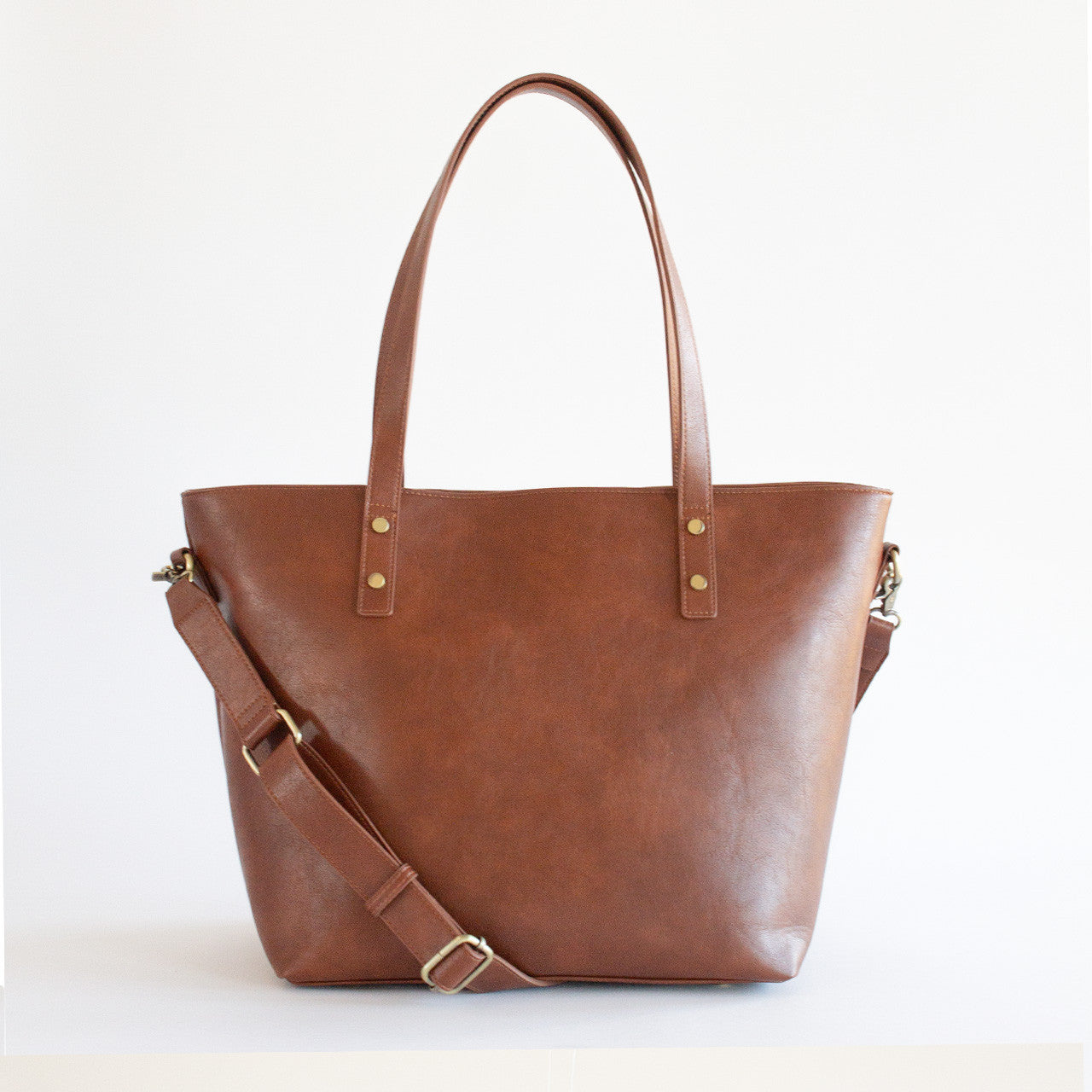 Structured Travel Tote Bag With Detachable Laptop Compartment & Luggage Sleeve
