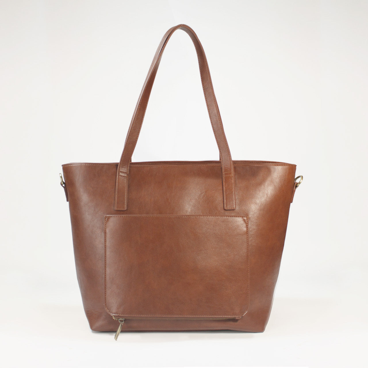 Structured Travel Tote Bag With Detachable Laptop Compartment & Luggage Sleeve