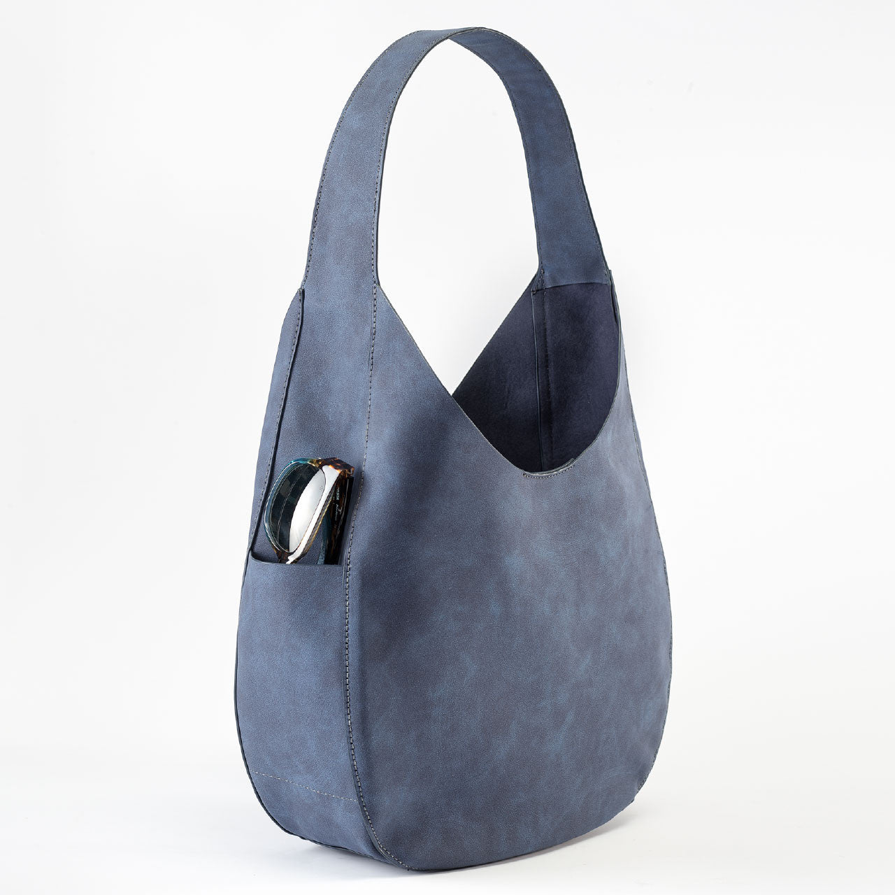 Slouchy Soft Hobo Style Tote Bag Built With Magnetic Snap Fastening