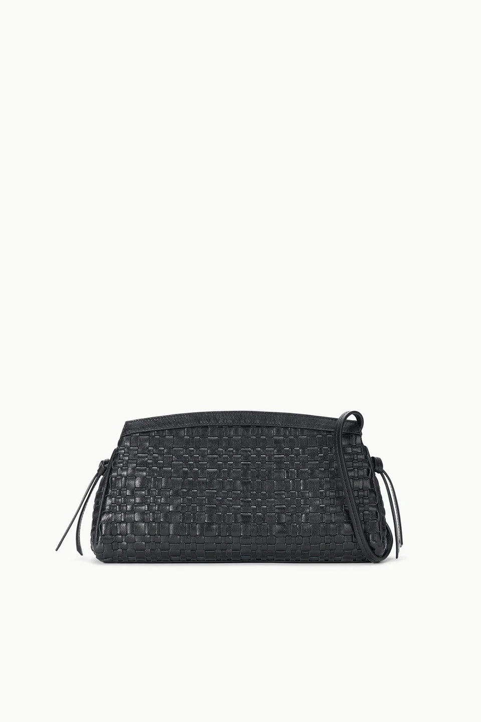 Woven Textile Knotted-Detail 2-Way Wear Convertible Clutch Purse