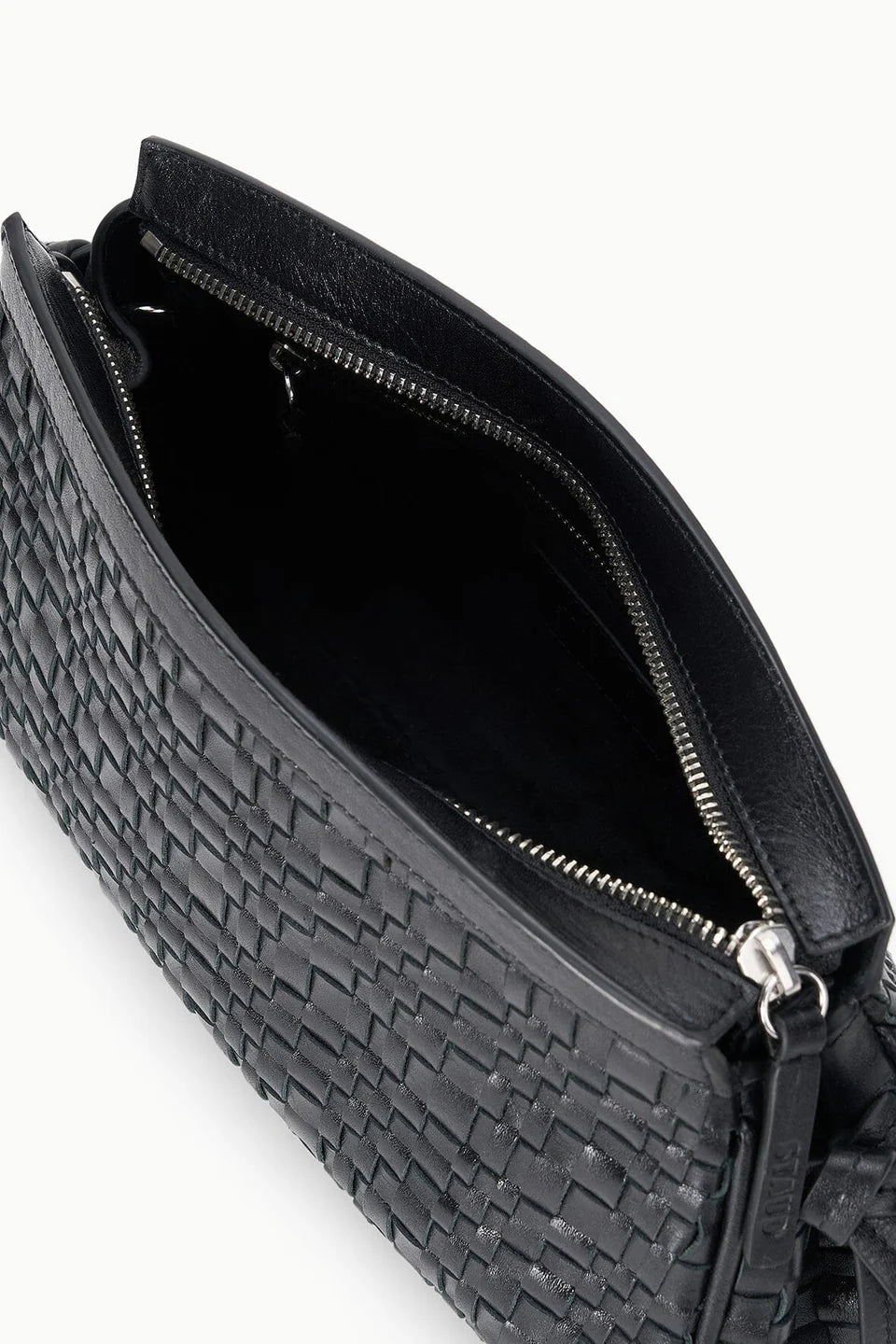 Woven Textile Knotted-Detail 2-Way Wear Convertible Clutch Purse