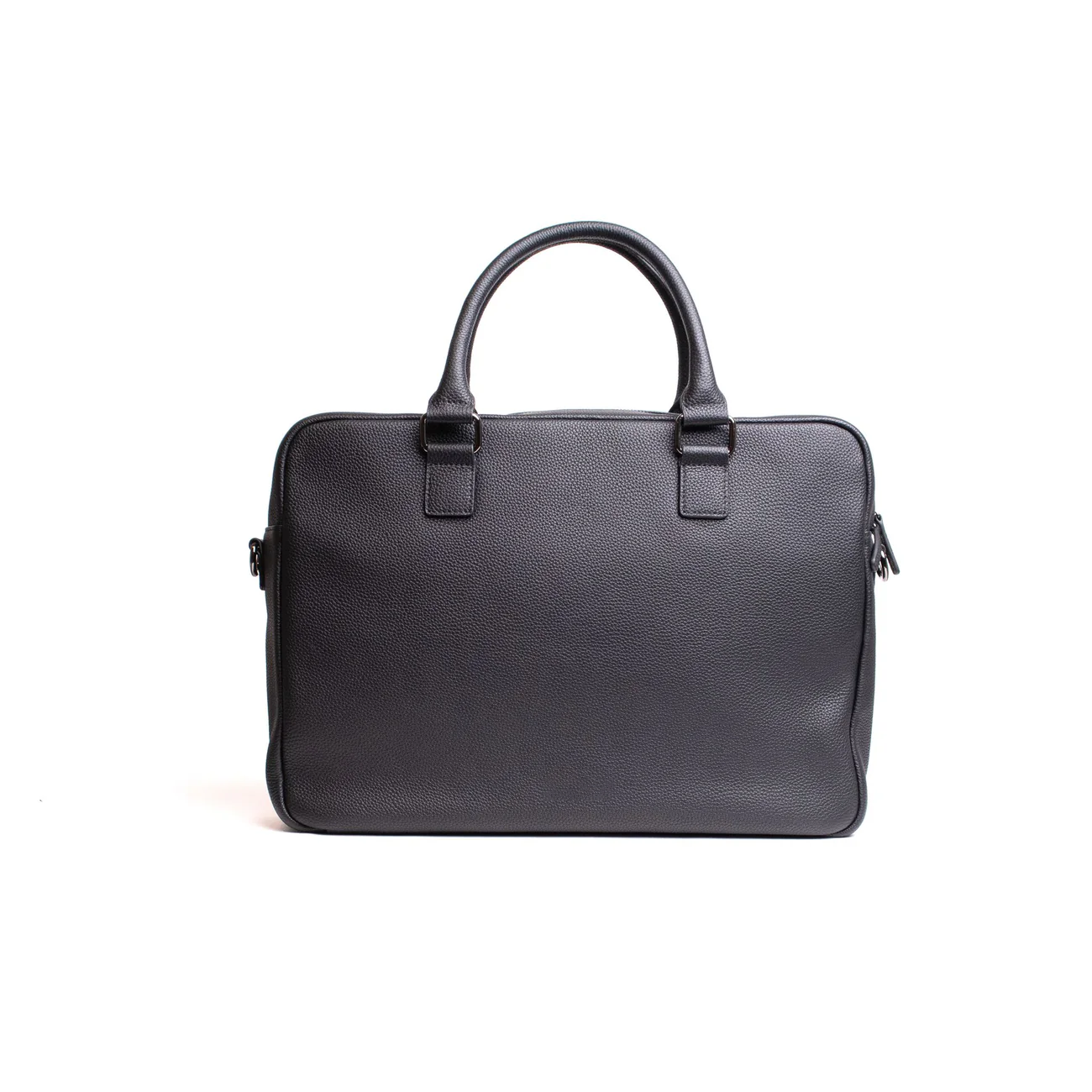 Structured Business Briefcase Style 16 Inch Laptop Bag With Magnetic Front Pocket
