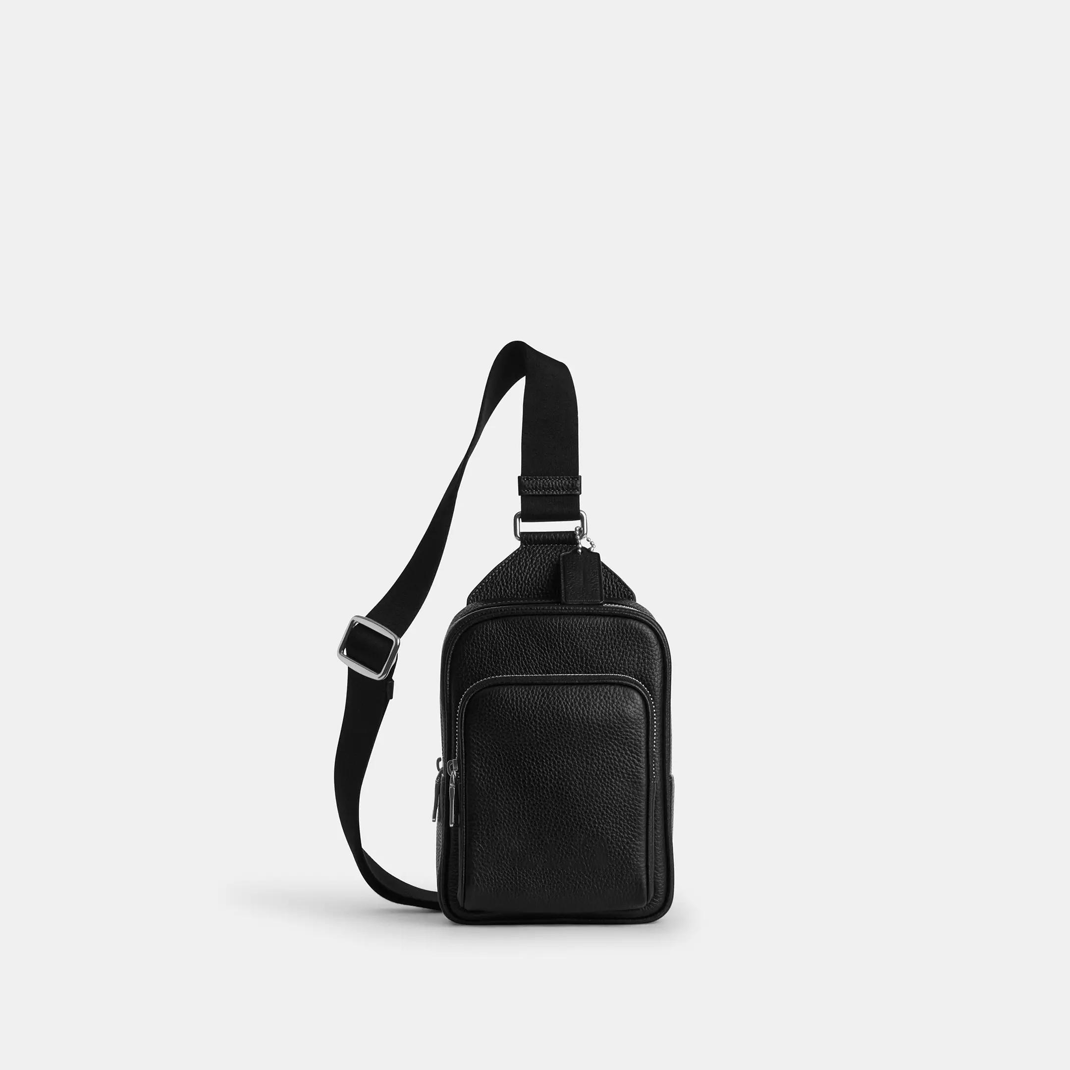 Multi-Pocket Adjustable Strap Compact Casual Sling Bag