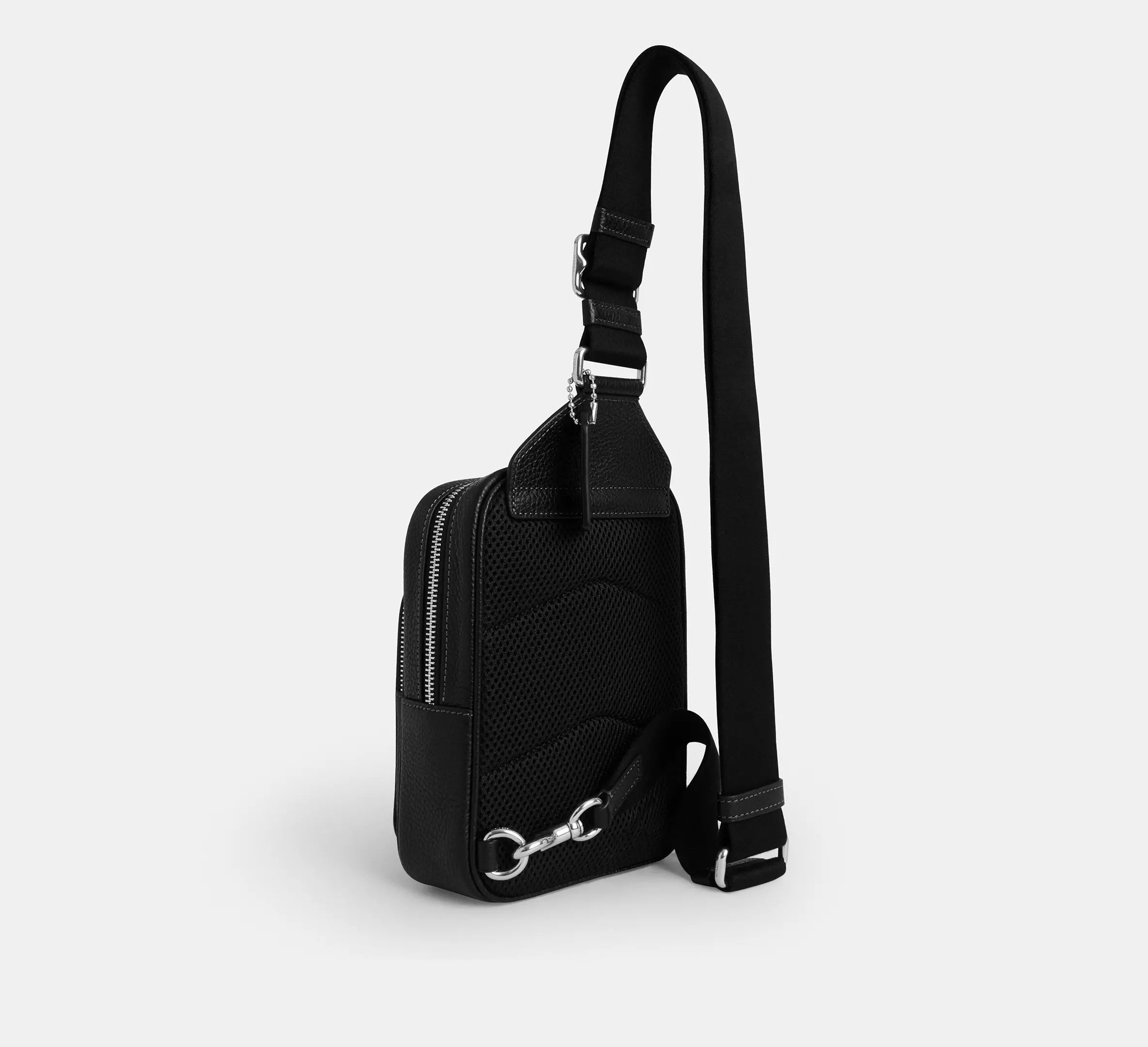 Multi-Pocket Adjustable Strap Compact Casual Sling Bag