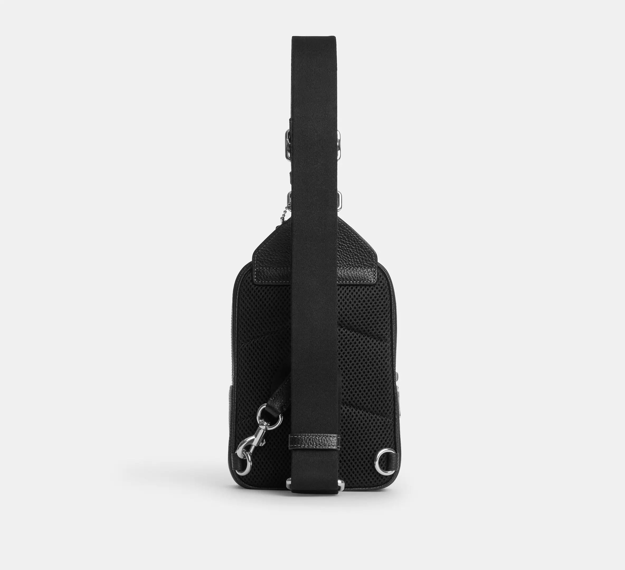 Multi-Pocket Adjustable Strap Compact Casual Sling Bag